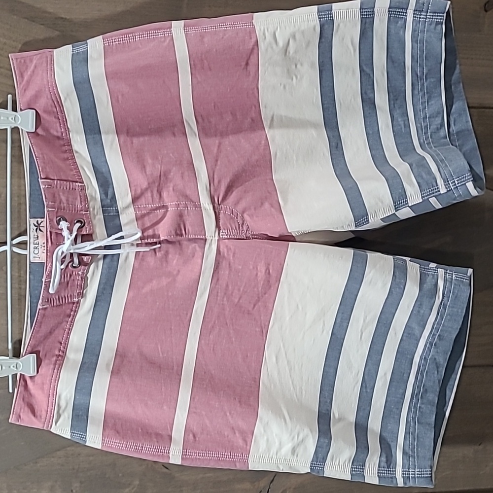 J Crew Flex Swimwear Board Swim Shorts 32